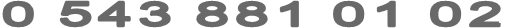                  0 543 881 01 02